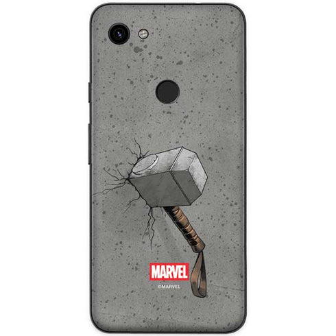 Marvel Thor Thor’s Hammer Mjolnir Google Pixel 3a XL Skin